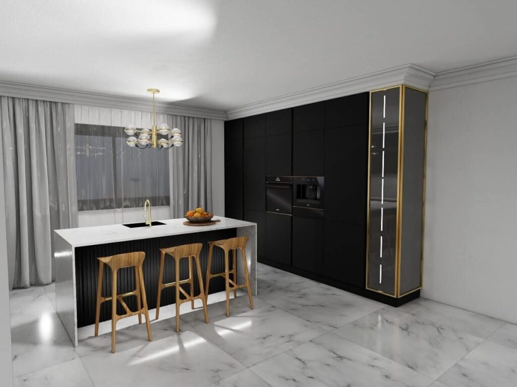 Blat de bucătărie din piatră naturală – lucrare Kawa Stone