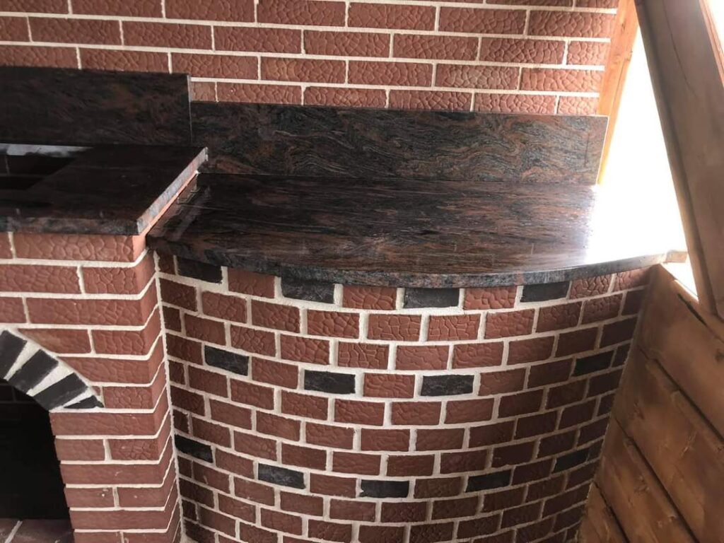 Lucrare la exterior din piatră naturală – Kawa Stone