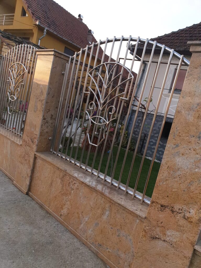 Lucrare la exterior din piatră naturală – Kawa Stone