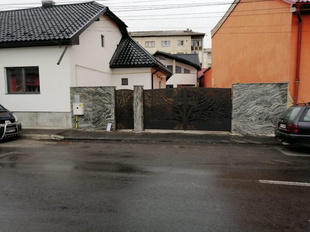 Lucrare la exterior din piatră naturală – Kawa Stone