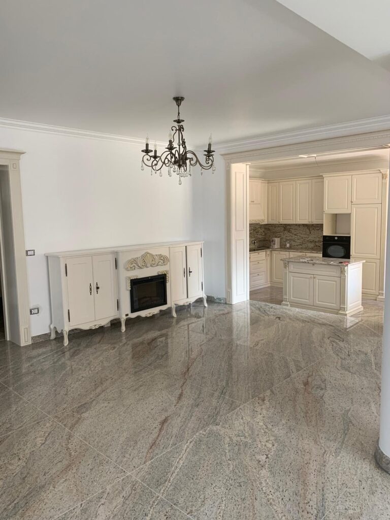 Pardoseală din piatră naturală – lucrare Kawa Stone