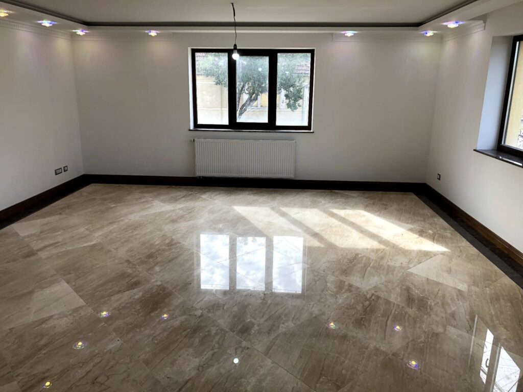 Pardoseală din piatră naturală – lucrare Kawa Stone