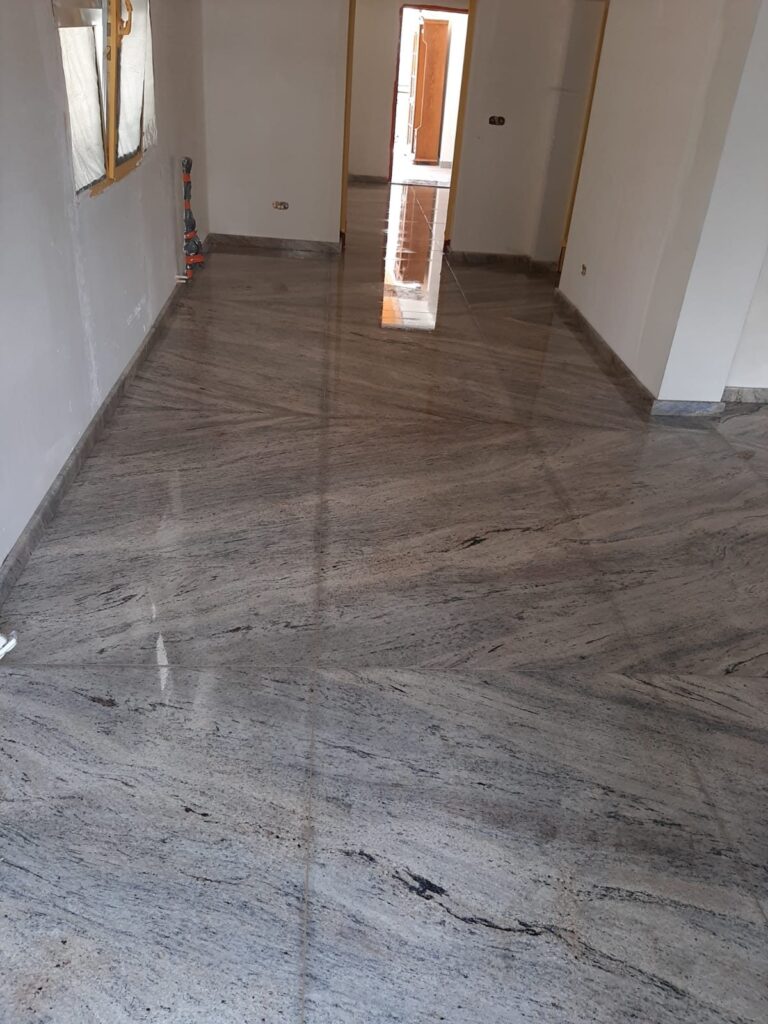Pardoseală din piatră naturală – lucrare Kawa Stone