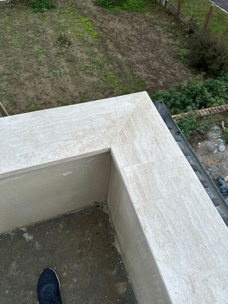 Pervaz din piatră naturală – lucrare Kawa Stone